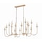 Z-Lite Allistair 16-Light Linear Chandelier, 30.75 in W, Modern Gold 352-56L-MGLD - alternate 6