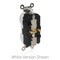 Leviton PlugsandReceptacles, 20A, 125VAC, Gry, Nylon M8300-ILG - alternate 5