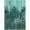 Homeroots 9' X 12' Teal Blue Aqua And Gray Abstract Washable Indoor Outdoor Area Rug 577251 - alternate 4