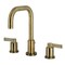 Kingston Brass Widespread Bathroom Faucet with Brass Pop-Up, Antique Brass FSC893NDLAB - alternate 1