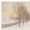 Homeroots Snowy Amish Lane White Framed Wall Art 572030 - alternate 3