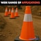 Traffic Kontrol 18in Traffic Cone, 3 Lbs, Orange, 6in Hi Intensity Reflective Collars, 1PC TKTC-18-3-OR-1C - alternate 4