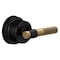 Brizo Litze Sensori Thermostatic Valve Trim Handle Kit, T-Lever Matte Black/Luxe Gold HL6633-BLGL - alternate 2