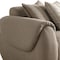 Homeroots Taupe Boucle L Shaped Two Piece Sofa and Chaise Sectional With Toss Pillows 722491 - alternate 3
