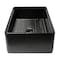 Alfi Brand Black Matte Workstation 33''X20'' Single Bowl Step Rim Fireclay Farm Sink W/ Accessories ABFS3320S-BM - alternate 3