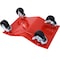 Edendirect Heavy-Duty Car Wheel Dolly Set, 4 Tire Dollies, 6000 lbs Capacity, Red ED-W46591449 - alternate 4