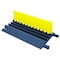 Electriduct Grip Guard Cable Protector, 3 Channel, 36in Length, Gray Base / Yellow Lid, 1 Piece GG3X225-Y/GRY - alternate 1