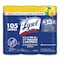 Lysol Disinfecting Wipes, Canister, Lemon and Lime Blossom, White, 3 PK 19200-82159 - alternate 1