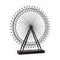 Homeroots Metal And Wood London Eye Moveable Sculpture 392560 - alternate 7