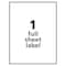 Pres-A-Ply White Labels, 8-1/2" x 11", Perma, PK100 30605 - alternate 4