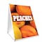 Signmission Peaches, 24 Inch x 18 Inch A-frame Yard Sign, Plastic Sign SBC-1824-Peaches - alternate 1