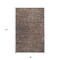 Homeroots 8' X 10' Brown and Ivory Striped Stain Resistant Indoor Outdoor Area Rug 531655 - alternate 6