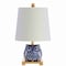 Jonathan Y Justina 16" Ceramic Mini LED Table Lamp, Blue/White JYL3014A - alternate 6