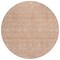 Homeroots 8' Copper And Beige Round Floral Washable Indoor Outdoor Area Rug 582340 - alternate 5