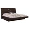 Homeroots Four Piece Wood Brown Solid Wood Bedroom Set With Mirror 343983 - alternate 4