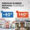 M-D Building Products Building Products 81'' Premium Rubber PLATINUM Top & Sides Door Seal for Doors W/ Kerf/Channel Beige 43348 - alternate 4