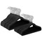Elama Home 50 Piece Kids Non-Slip Velvet Cloths Hangers with Notched Shoulders in Black 750124334M - alternate 5