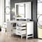 James Martin Vanities Addison 60" Single Vanity, Glossy White, w/ 3 CM Siberian Silestone Top E444-V60S-GW-3SFR - alternate 2