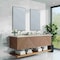 James Martin Vanities Marcello 72" Double Vanity, Chestnut, w/ 3 CM Siberian Silestone Top D200-V72-CSN-3SFR - alternate 5