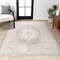 Jonathan Y Rosalia Cottage Medallion Ivory/Gray 3 ft. x 5 ft. Area Rug MDP401B-3 - alternate 1