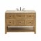 James Martin Vanities Breckenridge 48" Single Vanity, Light Natural Oak, w/ 3 CM Tajnar Eclos Top 330-V48-LNO-3TJR - alternate 1