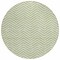 Homeroots 8' Artichoke Green And Ivory Round Chevron Washable Indoor Outdoor Area Rug 596233 - alternate 5