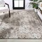 Jonathan Y Duenas High-Low Shabby Damask Cream/Beige/Dark Gray 4 ft. x 6 ft. Indoor/Outdoor Area Rug SBH110A-4 - alternate 5