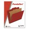 Pendaflex Pressboard Top Tab Folders, 2/5-Cut Tab, Exp 2.5", 2 Dividers, 6 Fasteners, Letter, Bright Red, 10PK 24131P - alternate 4