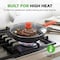 Nutrichef 10 Inch Cast Iron Skillet with Lid NCCI10 - alternate 4