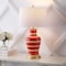 Jonathan Y Julian 29" Traditional Classic Ceramic Urn LED Table Lamp, Red/Beige JYL4026K - alternate 7