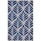 Homeroots 3' X 4' Blue Floral Indoor Outdoor Area Rug 527648 - alternate 4