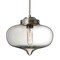 Besa Lighting Mira Cord Pendant, Clear, Satin Nickel Finish, 1x60W Incandescent 1TT-MIRACL-SN - alternate 1