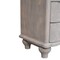 Homeroots 25" Brown Solid Wood Two Drawer Nightstand 719628 - alternate 3