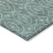 Homeroots 3' X 5' Teal Blue Geometric Washable Indoor Outdoor Area Rug 607506 - alternate 3