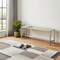 Homeroots 44in Silver Iron Bench 389193 - alternate 5