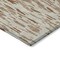 Homeroots 5' X 8' Orange And Ivory Abstract Washable Indoor Outdoor Area Rug 612690 - alternate 4
