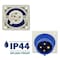 Walther-Werke Pin and Sleeve Inlet, 20A, 230/3Ã¸250, 3 Phase, 3 Pole, NEMA Not Rated 615409 - alternate 6