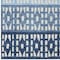 Homeroots 3' X 5' Blue Sky Blue And Ivory Geometric Washable Indoor Outdoor Area Rug 613825 - alternate 4