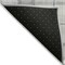 Homeroots 8' Silver And Gray Round Plaid Washable Indoor Outdoor Area Rug 601370 - alternate 2