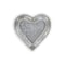 Homeroots 7in Silver Heart Cast Iron Handmade Vanity Tray 483153 - alternate 4