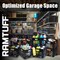 Ramtuff Milk Crates - Heavy Duty Stackable Storage w/ Reinforced Handles, 250 lb, Black, 2PK 606525 - alternate 5