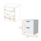 Homeroots Two Piece White Bedroom Set 526361 - alternate 4