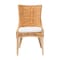 Bali & Pari Derris Natural Rattan Dining Chair, Light Honey 262-14296-ZORO - alternate 5