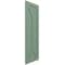 Ekena Millwork True Fit PVC San Carlos Mission Style Fixed Mount Shutters, Track Green, 12W x 69H, PR TFP001SC12X069TG - alternate 6