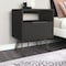 Homeroots 22" Black Wood Nightstand 543640 - alternate 8