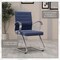 Leisuremod Benmar Modern Office Chair with Faux Leather Sled Base Task Chair & Arms BGO19BUL - alternate 5