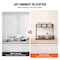 Vevor 2-Tier Wire Pull Out Cabinet Under Sink Organizer 10.7"x14.2" Drawer Basket LX-P9357 - alternate 5