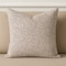 Homeroots 22" Beige And Merlot Botanical Linen Throw Pillow Cover with Embroidery 608206 - alternate 1