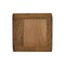 Homeroots 12" Brown Solid Wood Two Drawer Floating Nightstand 712837 - alternate 6