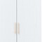 Homeroots 74" White Carved Geometric Two Door Two Drawer Combo Dresser 568811 - alternate 5